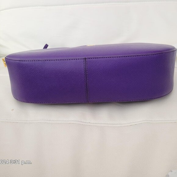 PRADA Saffiano Lux Hobo Purse Shoulder Bag - Picture 8 of 14